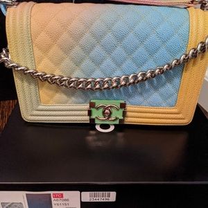 Chanel Rainbow Boy Bag